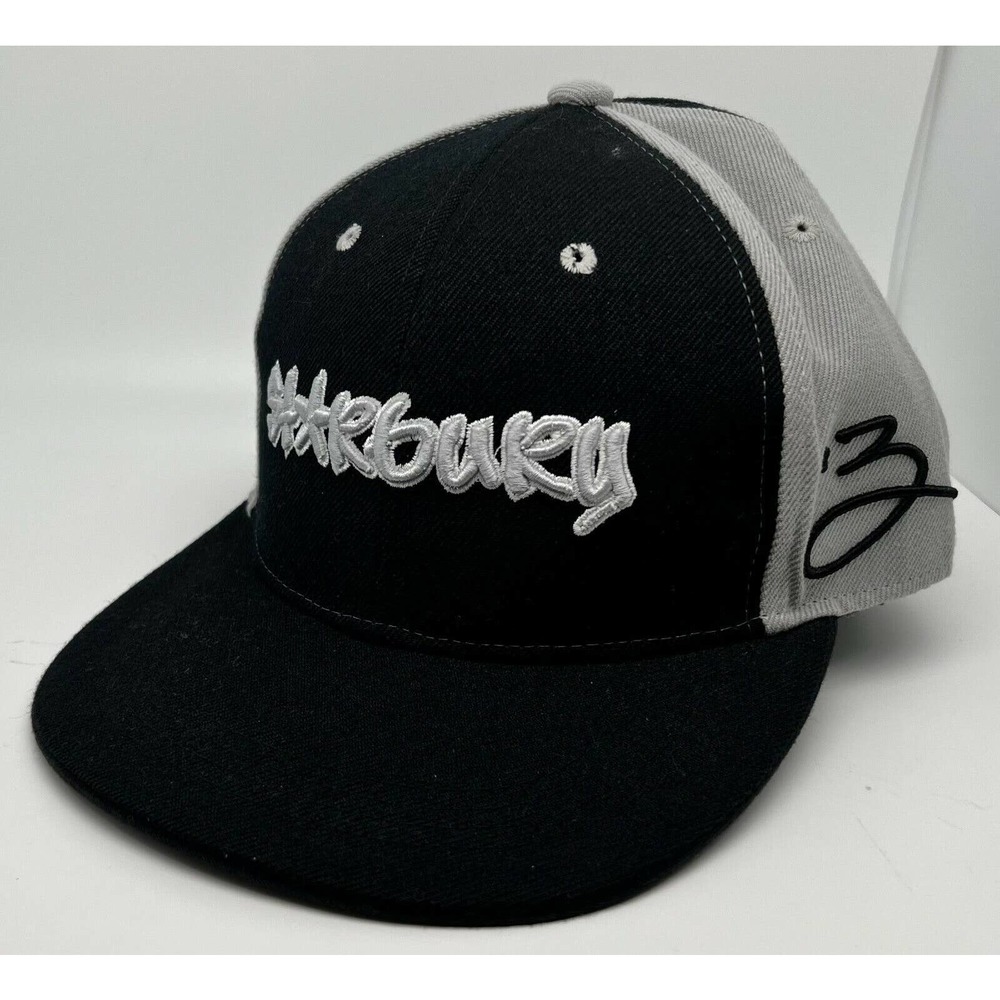 Starbury Fitted Hat 7 1/4 Stephon Marbury Fitted Baseball Cap Black Star Logo